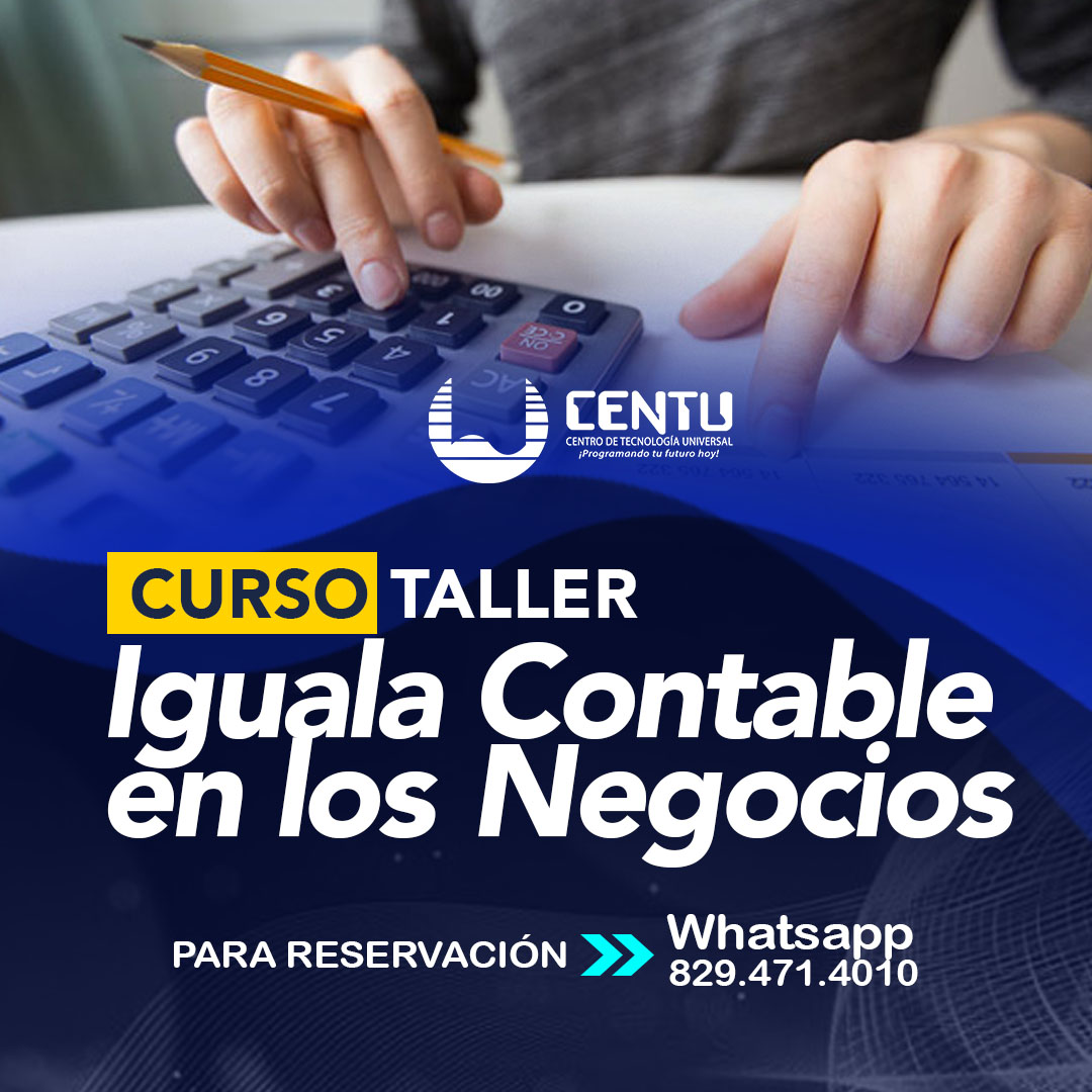 Curso Taller De Iguala Contable En Los Negocios Centu 4493