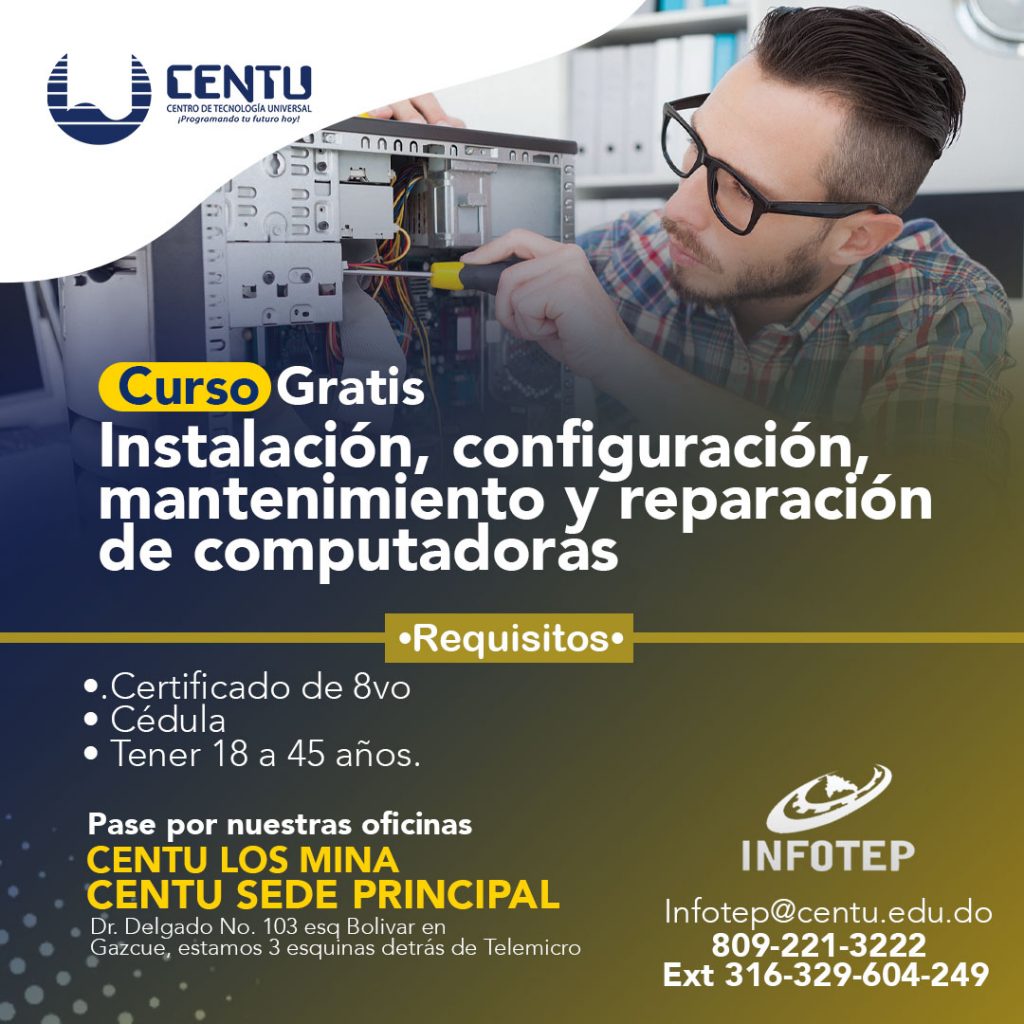 Cursos Disponibles INFOTEP | Centu